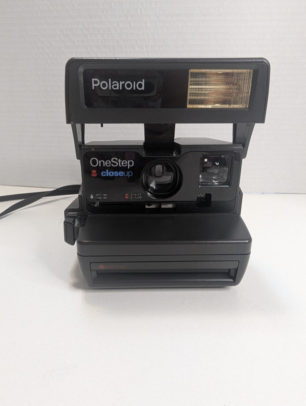 Polaroid OneStep CloseUp Instant Film Camera Black 600 Series Vintage Retro